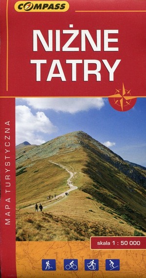 Niżne Tatry Mapa turystyczna Skala: 1:50 000