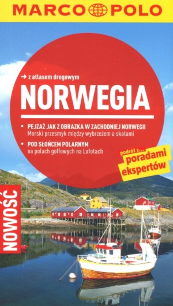 Norwegia Przewodnik z atlasem drogowym