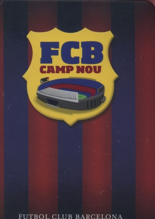 Notes A6 z gumką w linie 96 kartek FC Barcelona