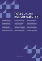 Notes Konserwatorski 20/2018