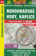 Novohradske hory, Kaplice / Góry Nowohradzkie, Kaplice Mapa turystyczna Skala: 1:40 000