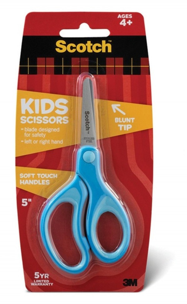 Nożyczki dla dzieci SCOTCH, 12cm, zaokrąglone, mix