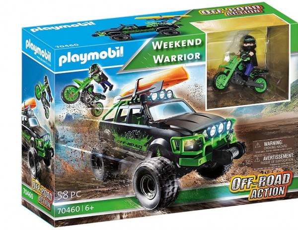 Playmobil Off Road Zestaw Weekend Warrior 3w1 70460