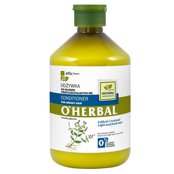 O`Herbal Odżywka do włosów przetłuszczających z ekstraktem z mięty