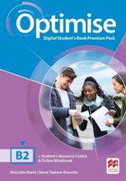 Optimise B2 Digital Student`s Book + Workbook + zawartość online Nowe wydanie 2021