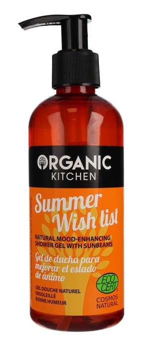 Organic Kitchen ``Letnia Lista Życzeń``Żel pod prysznic relaksujący