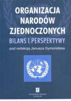 Organizacja Narodów zjednoczonych: bilans i perspektywy