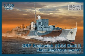 ORP Krakowiak 1944 Hunt II Skala 1:700