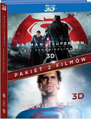 Pakiet 2 filmów: Batman v Superman: Świt sprawiedliwości / Człowiek ze stali 3D