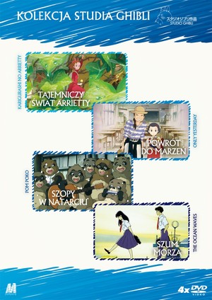 Pakiet Ghibli 4 Tajemniczy świat Arrietty, Powrót do marzeń, Szopy w natarciu, Szum morza