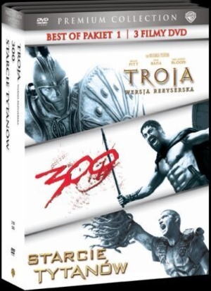 Pakiet Hitów DVD część 1 (300, Troja, Starcie Tytanów)