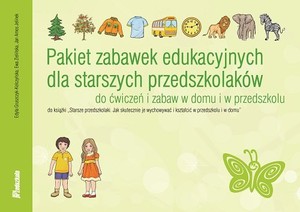 Pakiet zabawek edukacyjnych dla starszych przedszkolaków Do ćwiczeń i zabaw w domu i przedszkolu