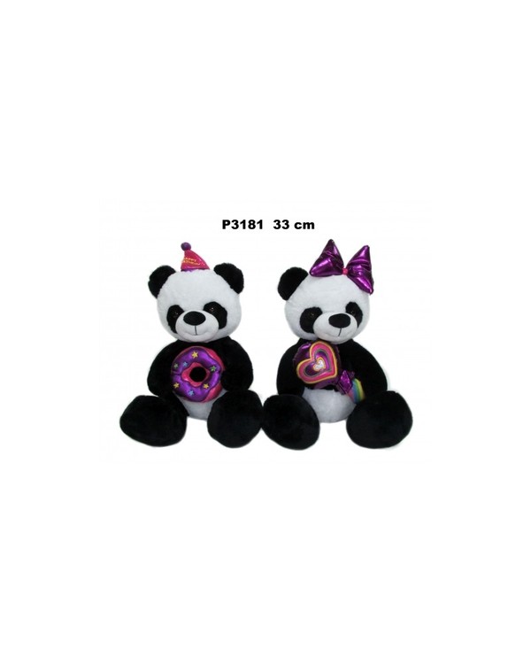 Pluszak - Panda urodzinowa z ciastkiem 33 cm