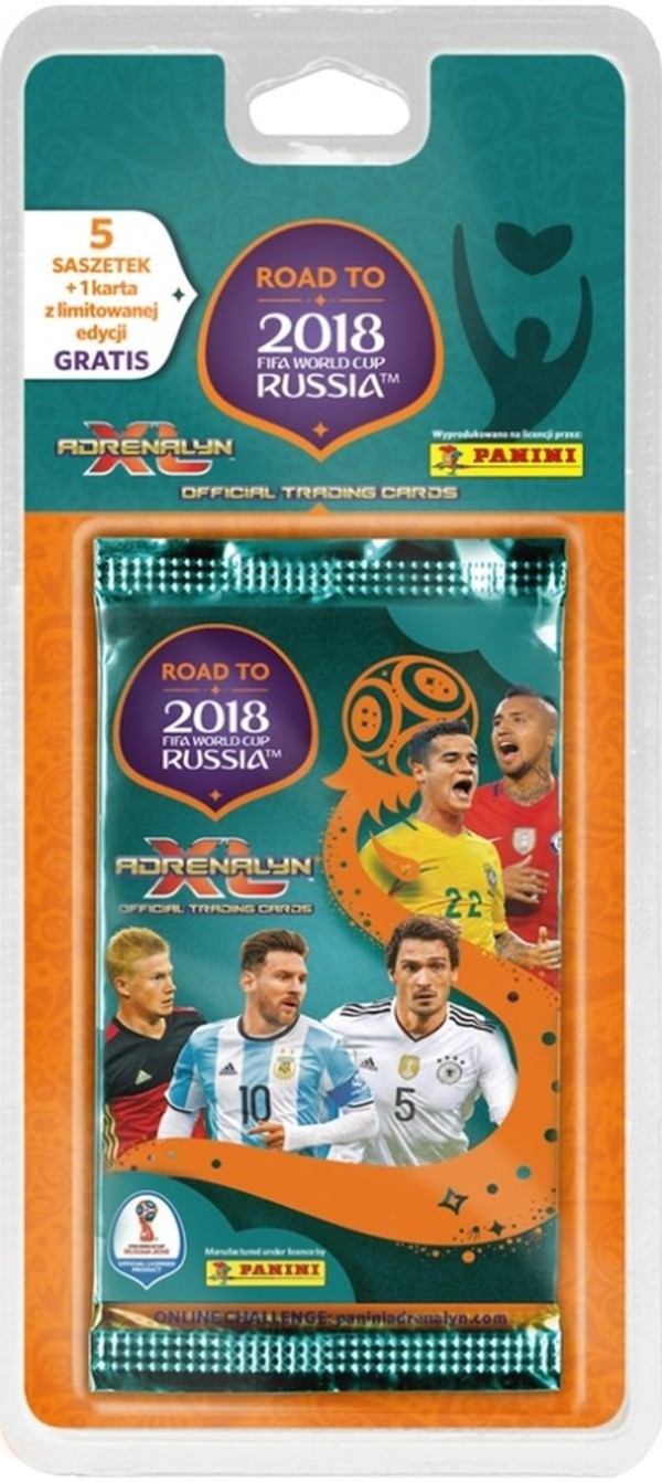 Karty FIFA - Road to World Cup Russia Adrenalyn XL Blister 5+1 2018
