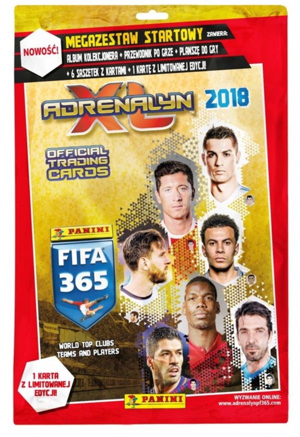 Karty FIFA - 365 Adrenalyn XL Megazestaw startowy 2018
