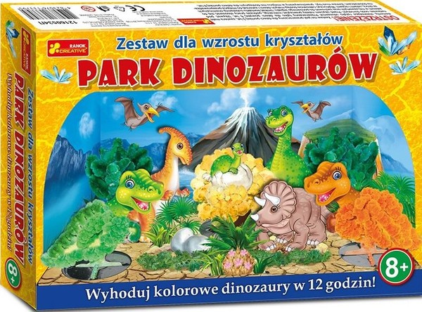 Park dinozaurów Zestaw dla wzrostu kryształów