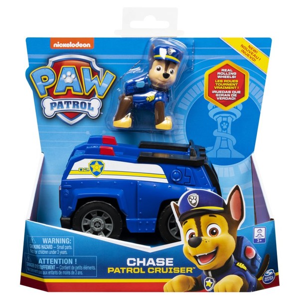Psi Patrol Pojazd radiowóz z figurką Chase`a