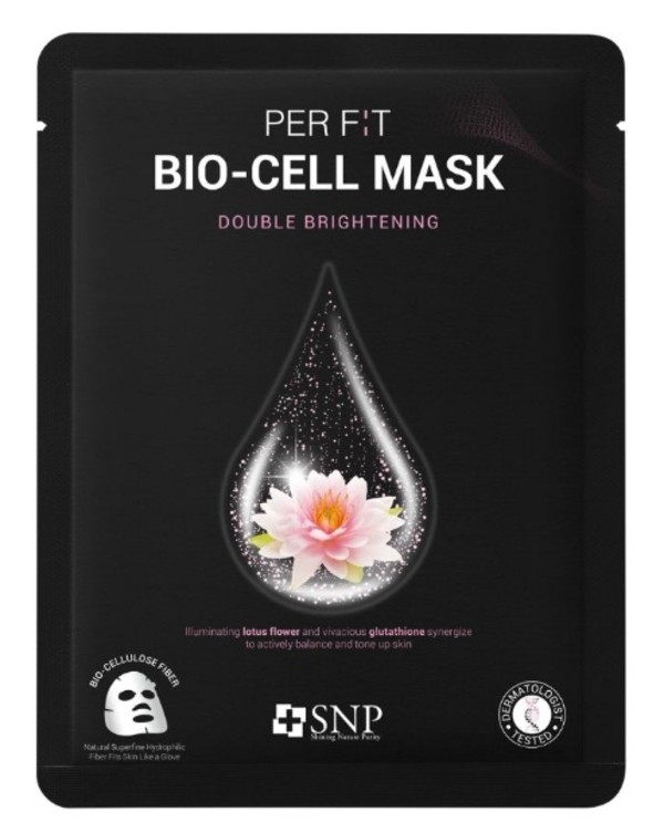 Per Fit Bio-Cell Mask Double Brightening Intensywnie rozjaśniająca maska w płachcie z biocelulozy