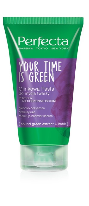 Your Time Is Green Glinkowa pasta do mycia twarzy przeciw niedoskonałościom