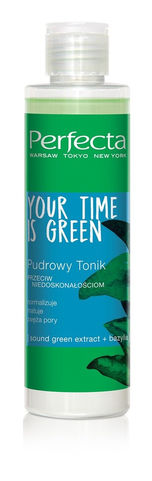 Your Time Is Green Pudrowy tonik przeciw niedoskonałościom