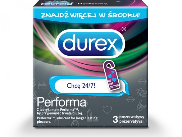 Performa Prezerwatywy z lubrykantem dla dłuższej przyjemności
