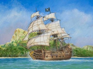 Pirate Ship `Black Swan` Skala 1:350