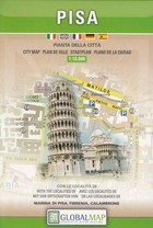 Pisa City Map, Piza Plan miasta Skala: 1:10 000