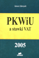 PKWiU a stawki VAT 2005