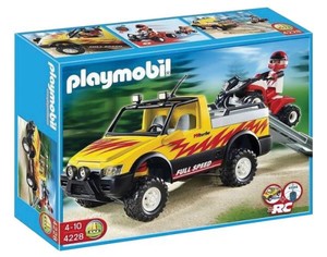 Playmobil Pick-up z quadem wyścigowym 4228