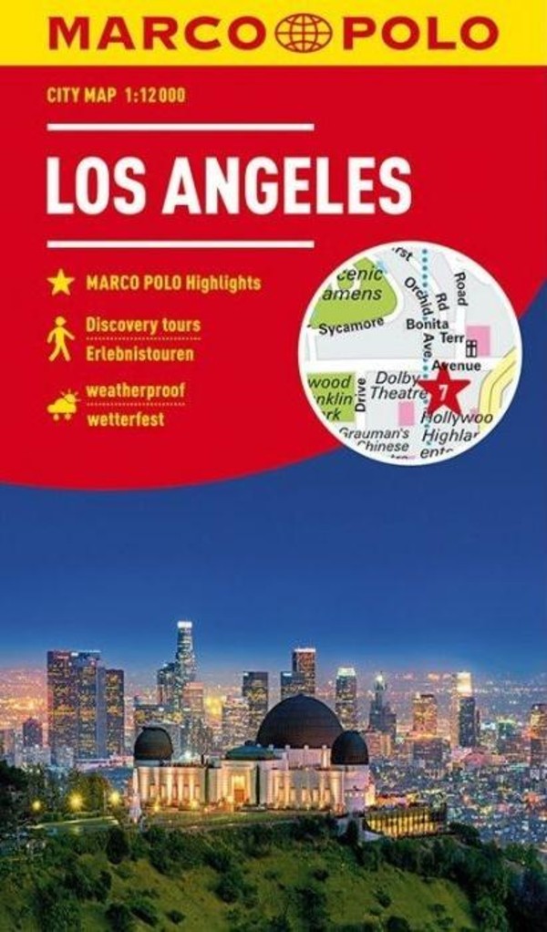 Los Angeles Plan Miasta Skala 1:12 000