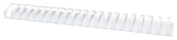 Plastikowe grzbiety do bindowania A4 51mm 50 sztuk białe