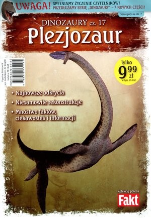 Plezjozaur Dinozaury cz.17 Książka + figurka