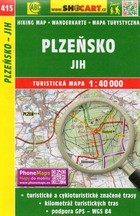 Plzeňsko Jih Turisticka Mapa / Pilzno i okolice część południowa Mapa turystyczna Skala: 1:40 000