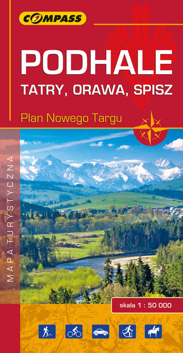 Podhale / Tatry / Orawa / Spisz. Mapa turystyczna Skala 1:50 000
