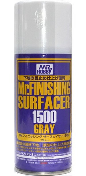 Podkład modelarski Mr.Finishing Surfacer 1500 Gray 170 ml