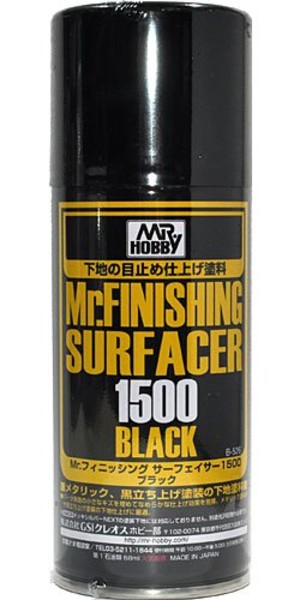 Podkład modelarski w sprayu Mr.Finishing Surfacer 1500 Black 170 ml