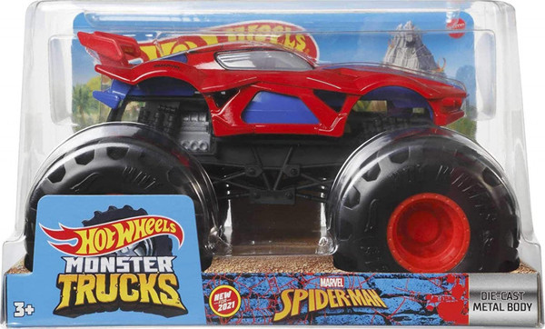 Pojazd Monster Trucks 1:24 Marvel Spiderman