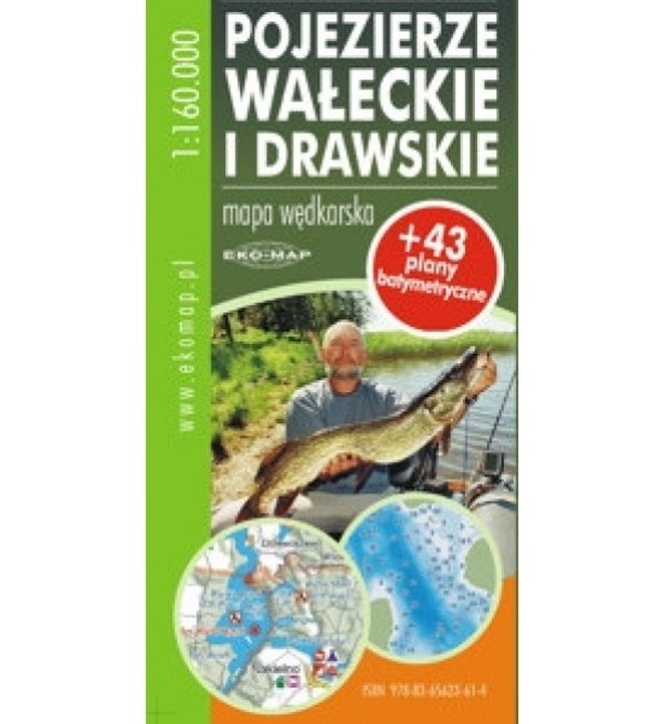 Pojezierze Wałeckie i Drawskie Mapa wędkarska Skala: 1:160 000