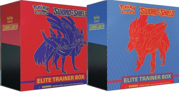 Gra Pokemon TCG: Sword and Shield - Elite Trainer Box (Display 10szt.)