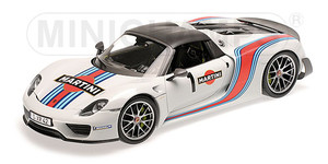 Porsche 918 Spyder 2013 w/ Weissach Package Martini Skala 1:18