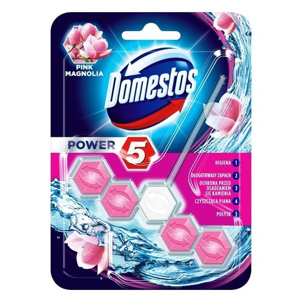 Power 5 Pink Magnolia Kostka toaletowa