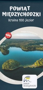 Powiat Międzychodzki Mapa turystyczna Kraina 100 jezior