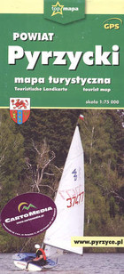 Powiat Pyrzycki mapa turystyczna Skala: 1:75 000