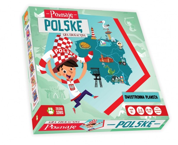 Poznaję Polskę Gra edukacyjna + książka
