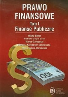 Prawo finansowe Tom 1 Finanse publiczne