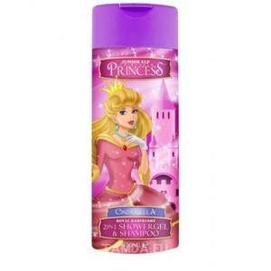 Princess Cinderella 2 in 1 Shower Gel & Shampoo Szampon i żel pod prysznic