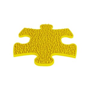 Mata podłogowa ortopedyczna pojedyncza mini Trawa miękka - żółta