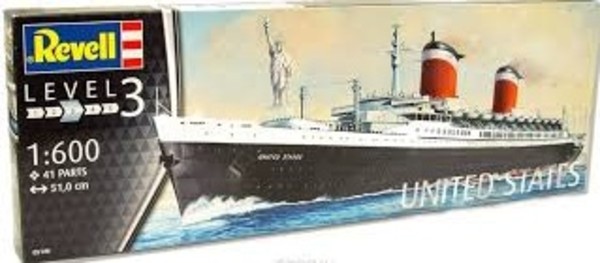 Model Plastikowy Statek SS the Unitet States 1:600