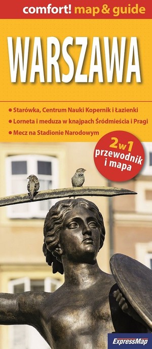 Przewodnik i mapa. Warszawa 2 w 1