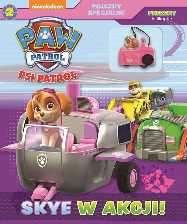 Psi Patrol Pojazdy specjalne Tom 2: Skye w akcji